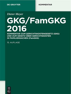 cover image of GKG/FamGKG 2016